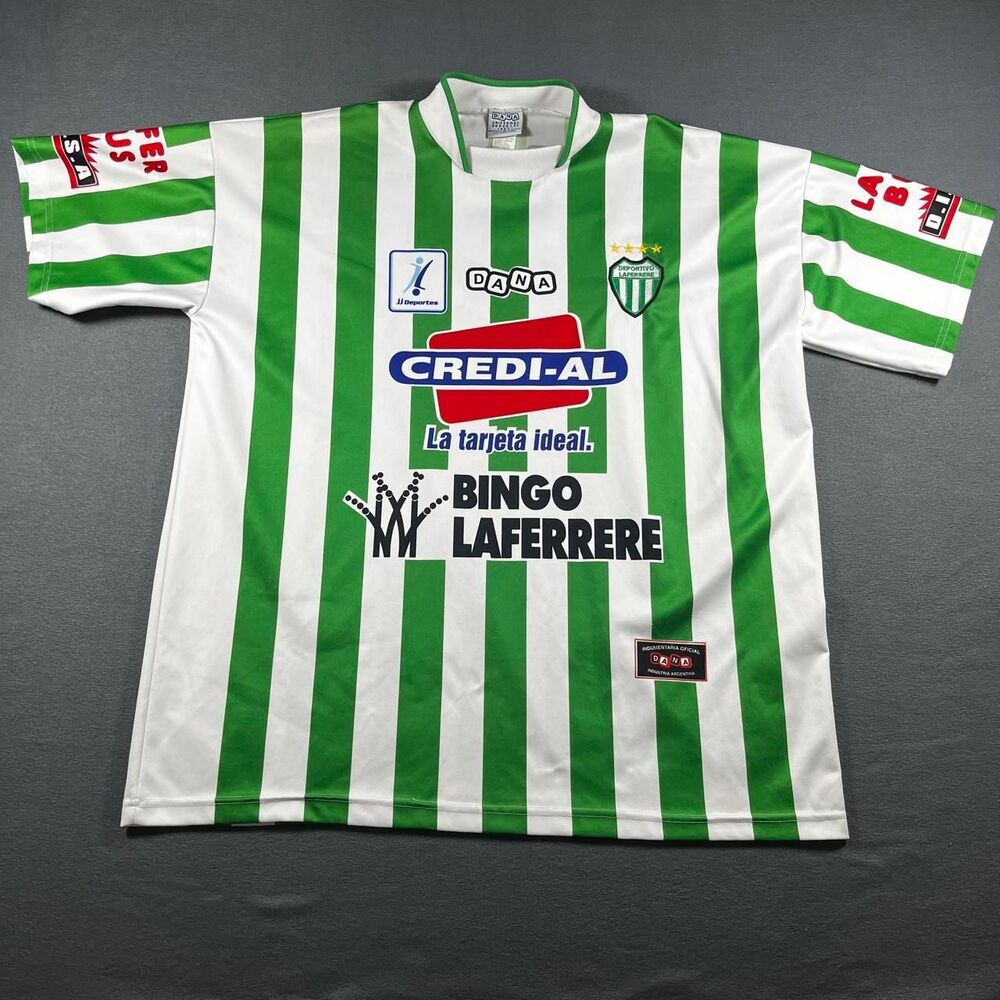 Unbranded Men's White and Green Jersey